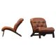Vintage 1970s Leather Lounge Chairs by Elsa & Nordahl Solheim for Rybo Rykk
