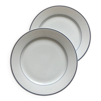 Set of 2 Limoges porcelain plates