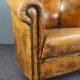 Sheep leather club chair