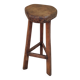 Vintage brutalist tripod bar stool