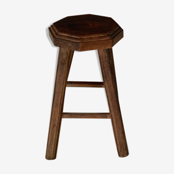 Tabouret bois vintage