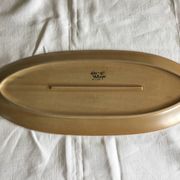 Very large fish dish stamped “Grès CNP Village France”