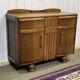 1950s English Art Deco oak sideboard