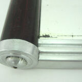 Glass cookie box and mirror tray - Art Deco style - vintage 30s