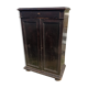 Sideboard 2 doors 1 drawers in blackened wooden support height
