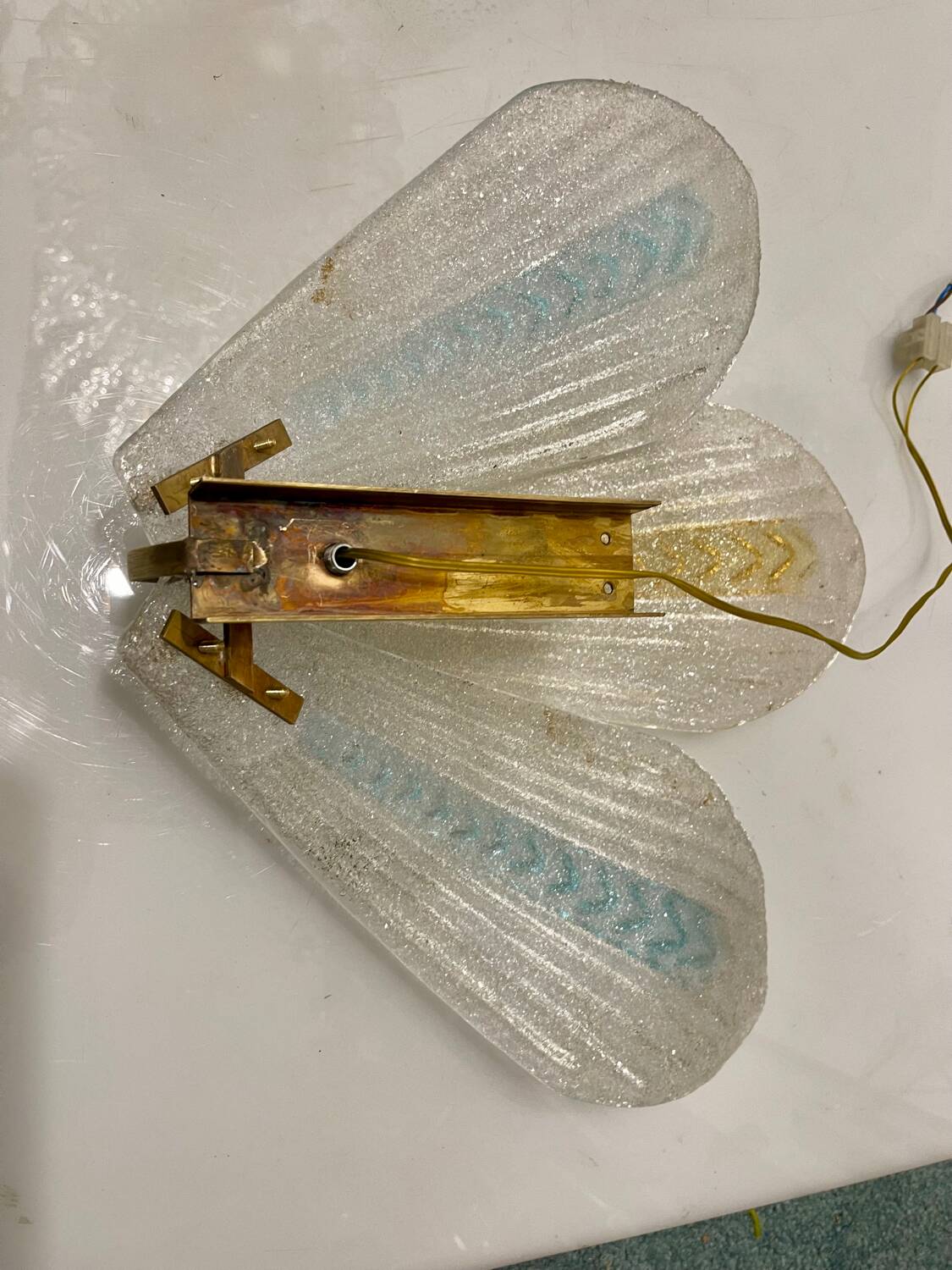 Appliques en Verre de Murano Lot de 2