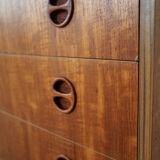 Commode en teck, design danois, années 1970, production: Danemark