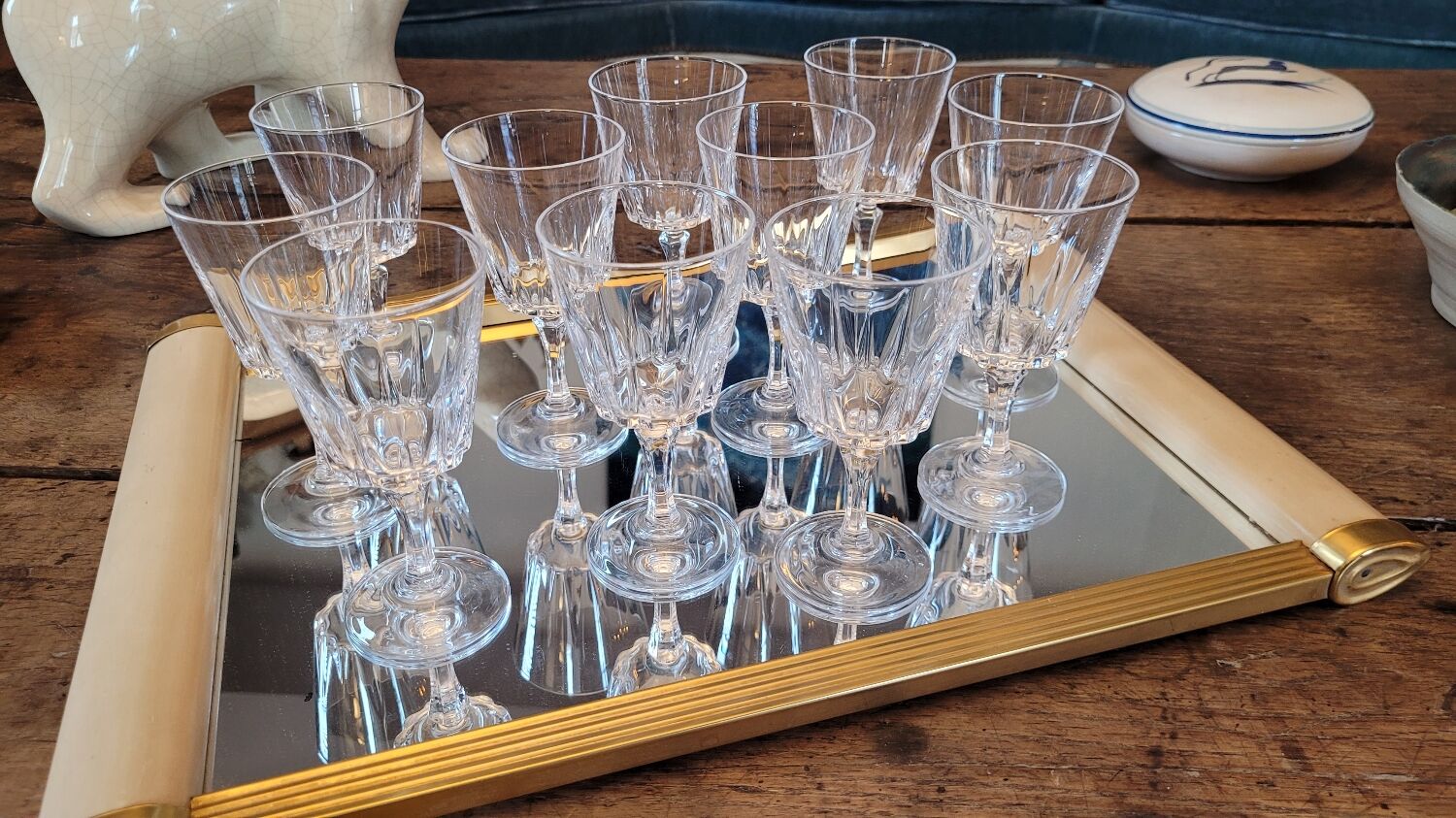 70's stemware