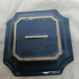 Ceramic dish decorated Flowers