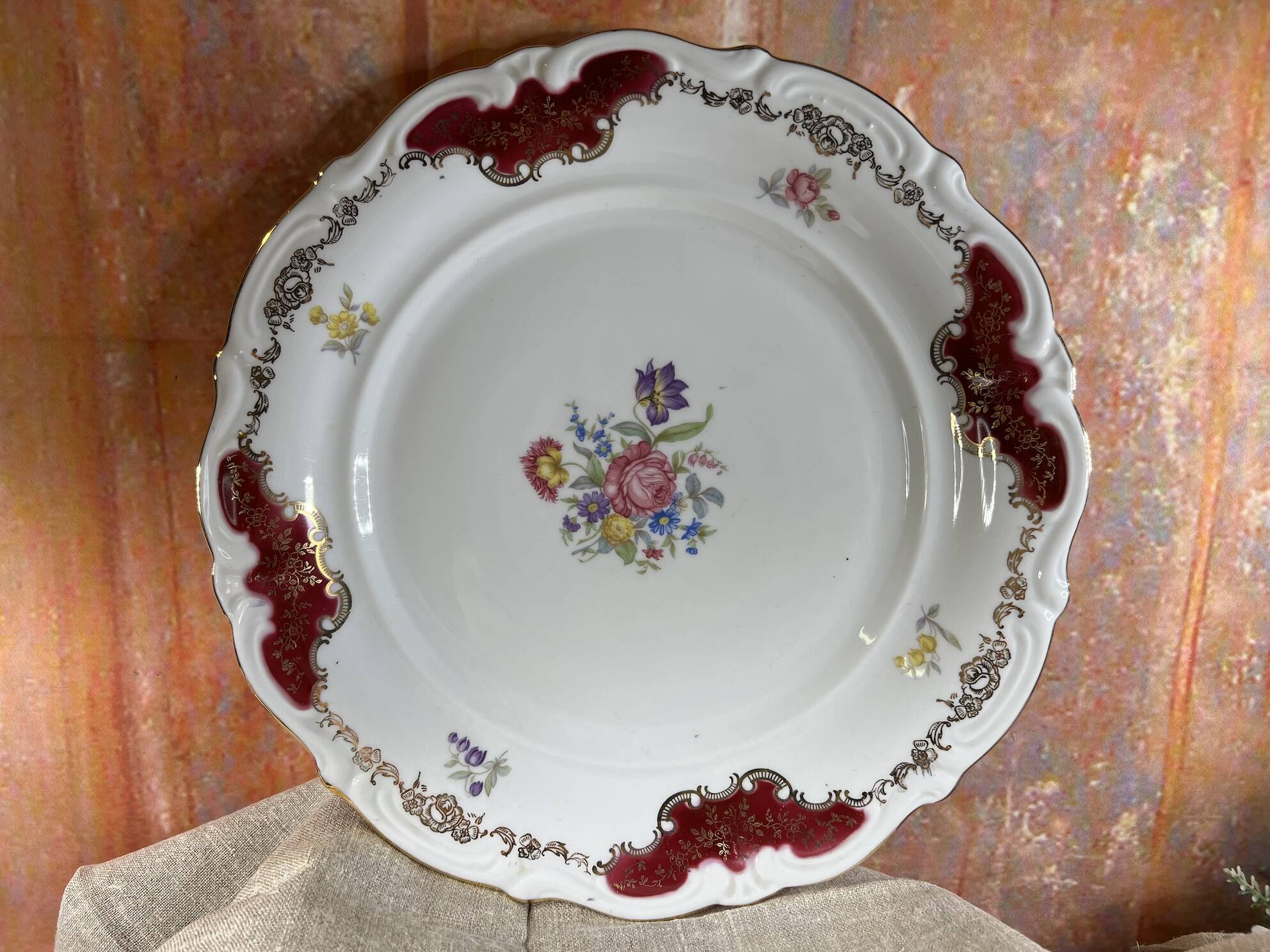 Bavaria porcelain round dish