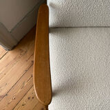 Scandinavian design boomerang armchair
