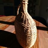Demijohn in rattan