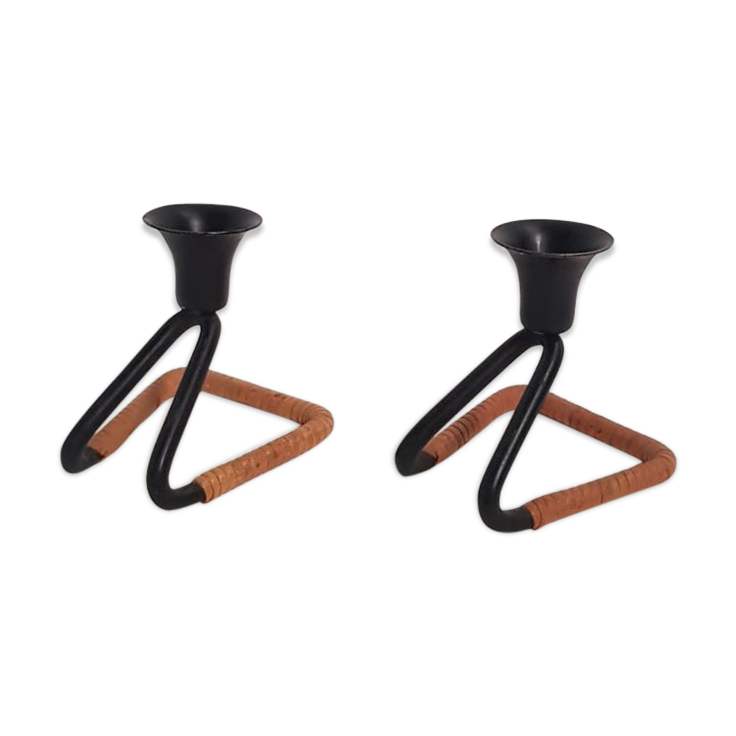 Pair of candlesticks Laurids Lonborg Denmark 60s