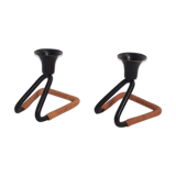 Pair of candlesticks Laurids Lonborg Denmark 60s