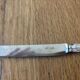 Service 12 couteaux de table argent guilloché Paris XIXe coffret