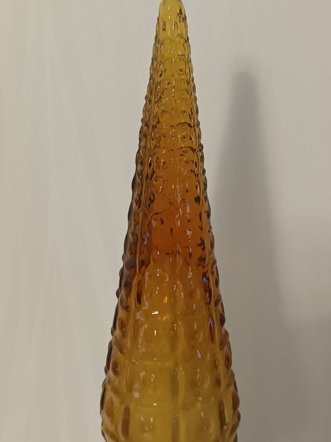 Amber carafe Italy Vintage
