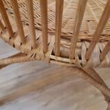 Peacock chair in rattan from the 60s