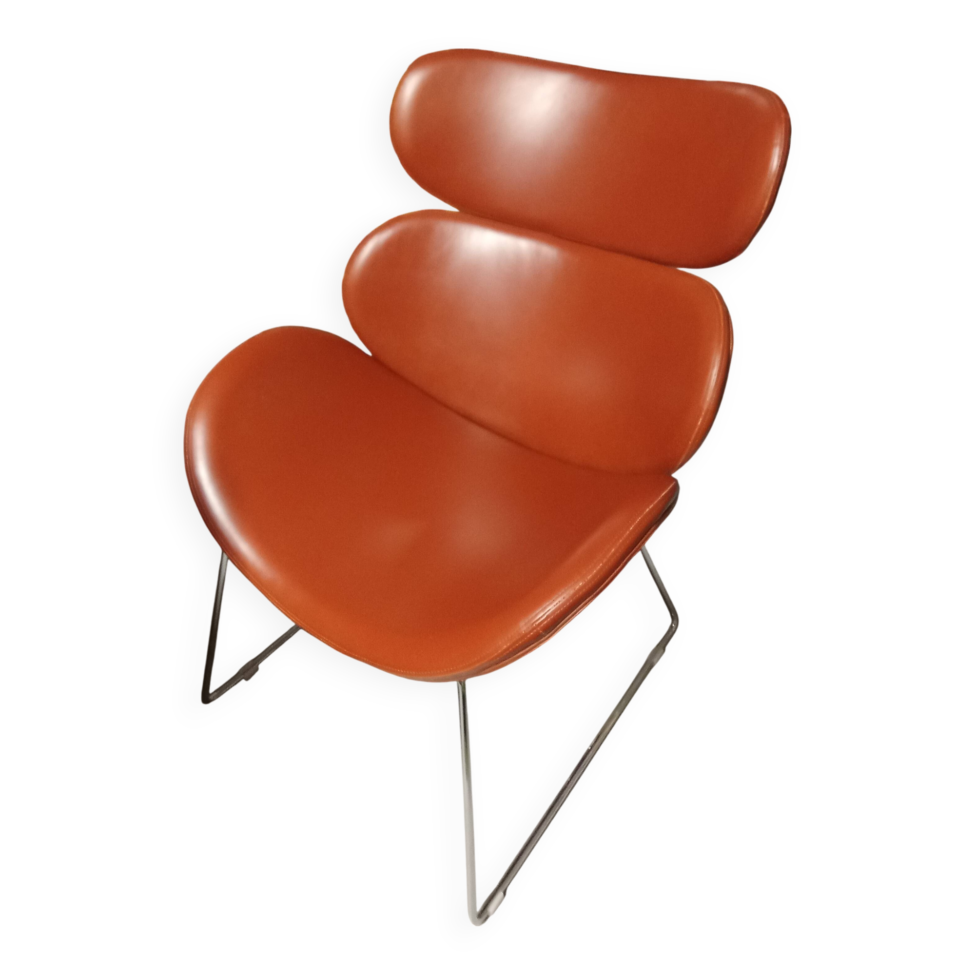 Lot de deux grands fauteuils "designer" intérieur