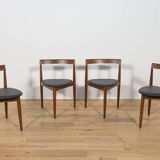 Mid-Century Teak Dining Table and Chairs Set by Hans Olsen for Frem Røjle, Denmark, 1950s, Set of 5