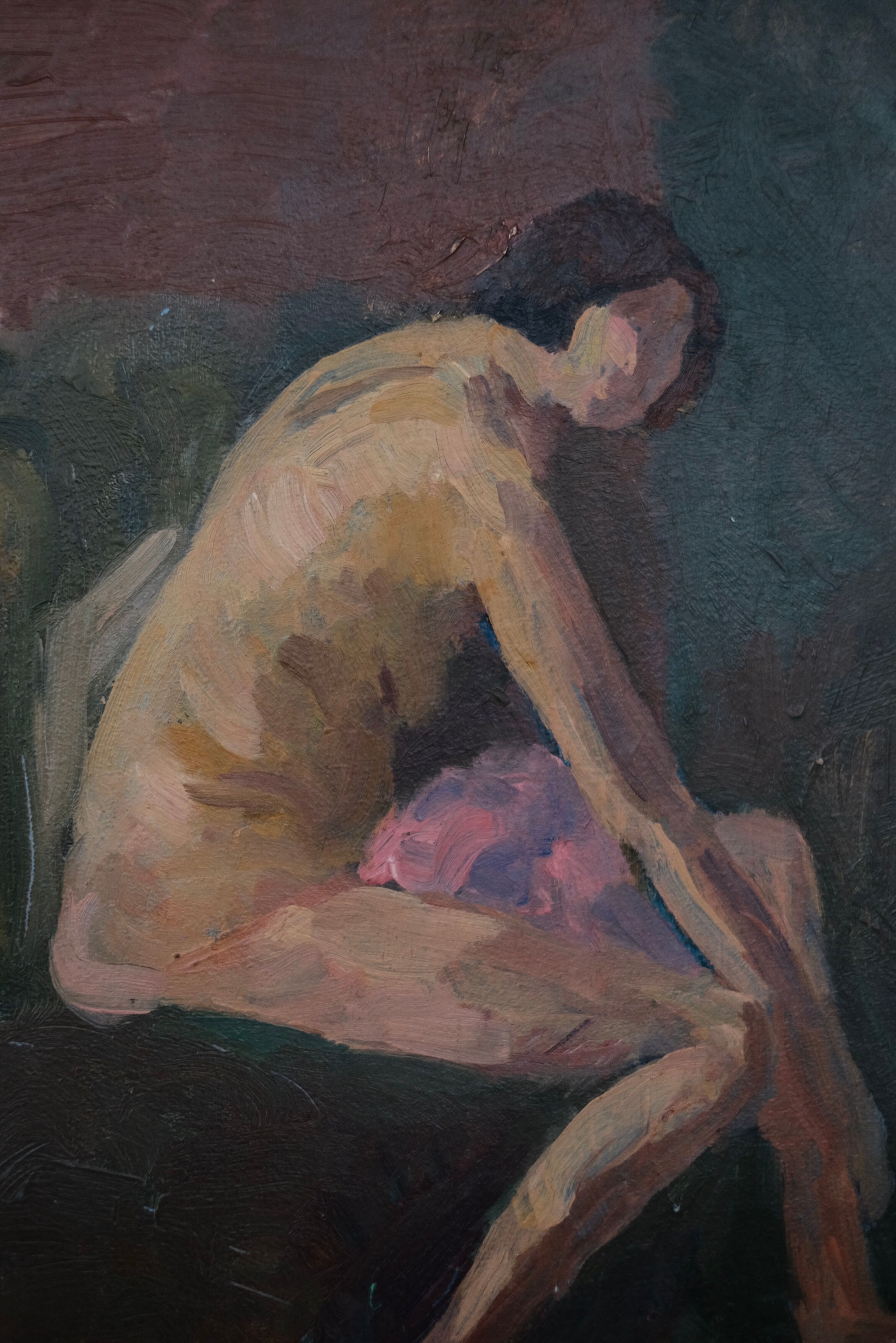 Double-sided female nude painting N°2