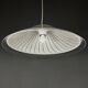 Murano glass pendant lamp, tourbillon, Italy, 1970s