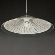 Murano glass pendant lamp, tourbillon, Italy, 1970s