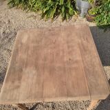 Table de ferme bois massif tiroir aéro-gommée