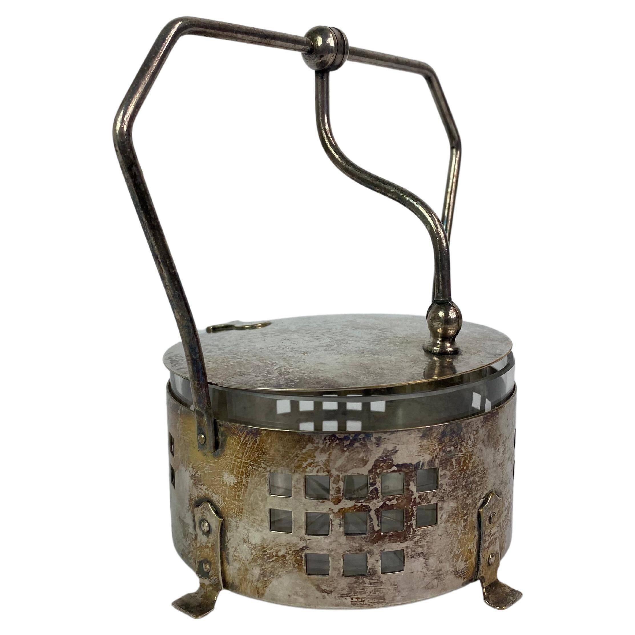 Boîte à sucre Jugendstil par Hans Ofnar ou Josef Hoffmann