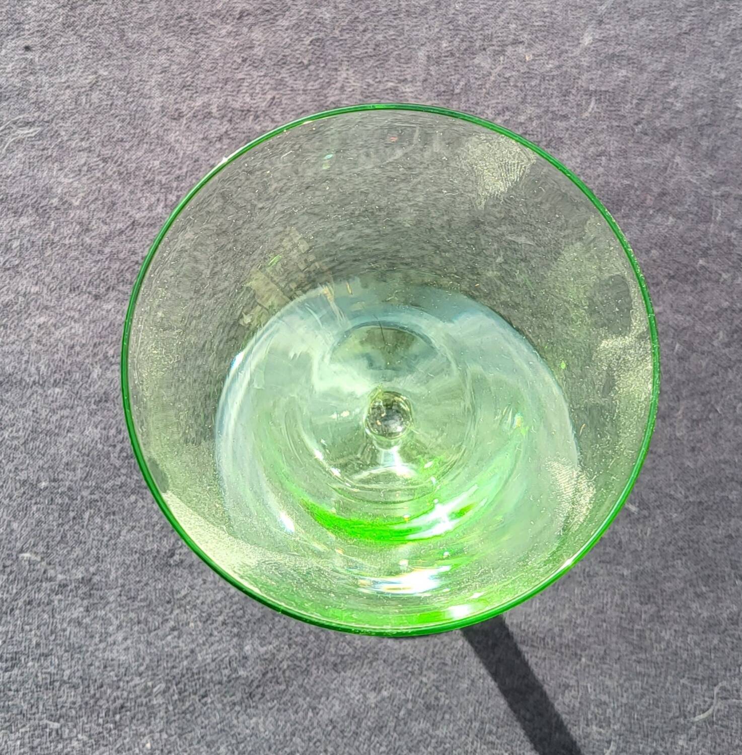 8 crystal aperitif glasses