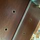 Neoclassical display cabinet by Maurice Hirsch – mahogany, brass and glass