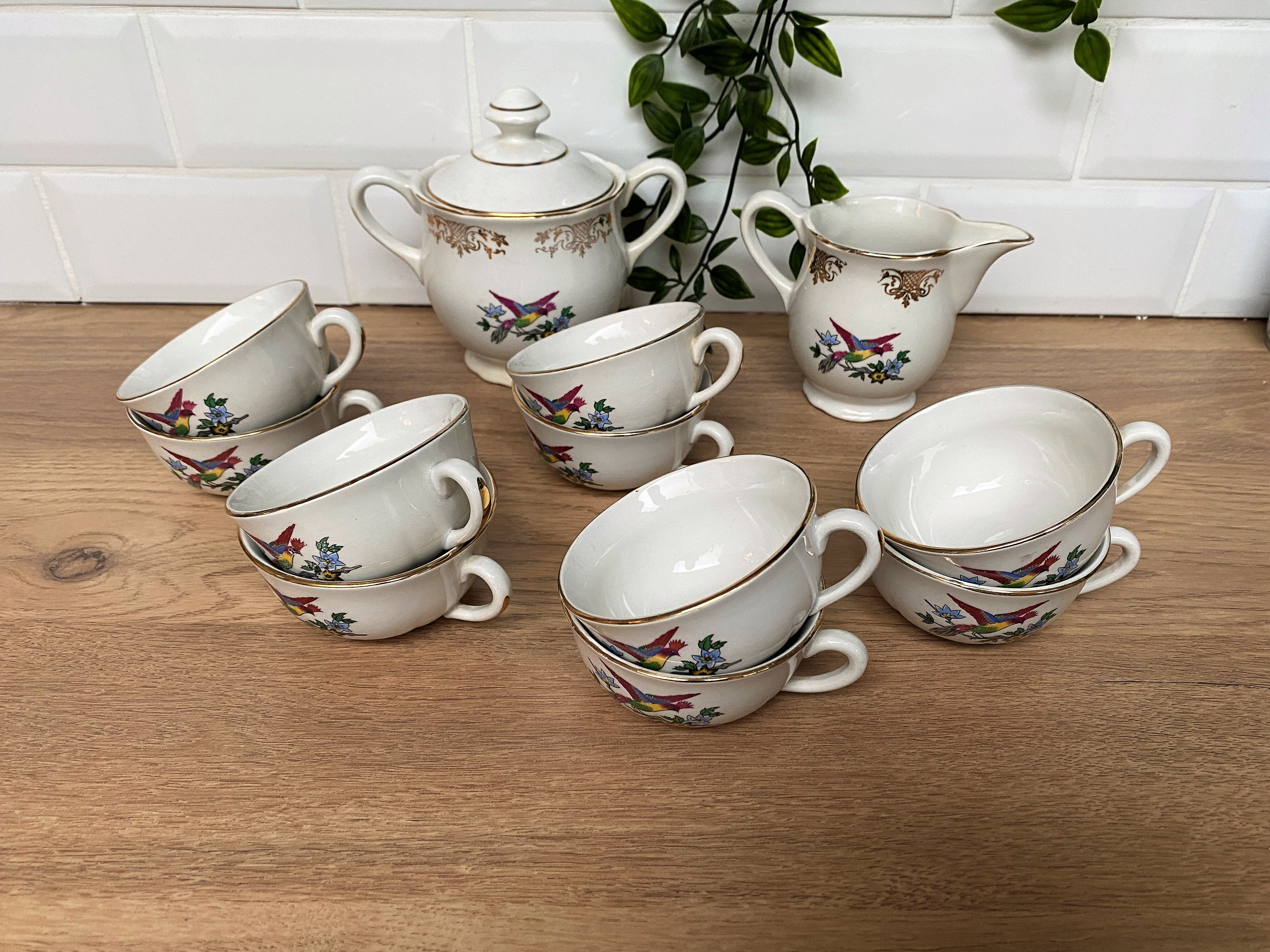 Earthenware coffee service