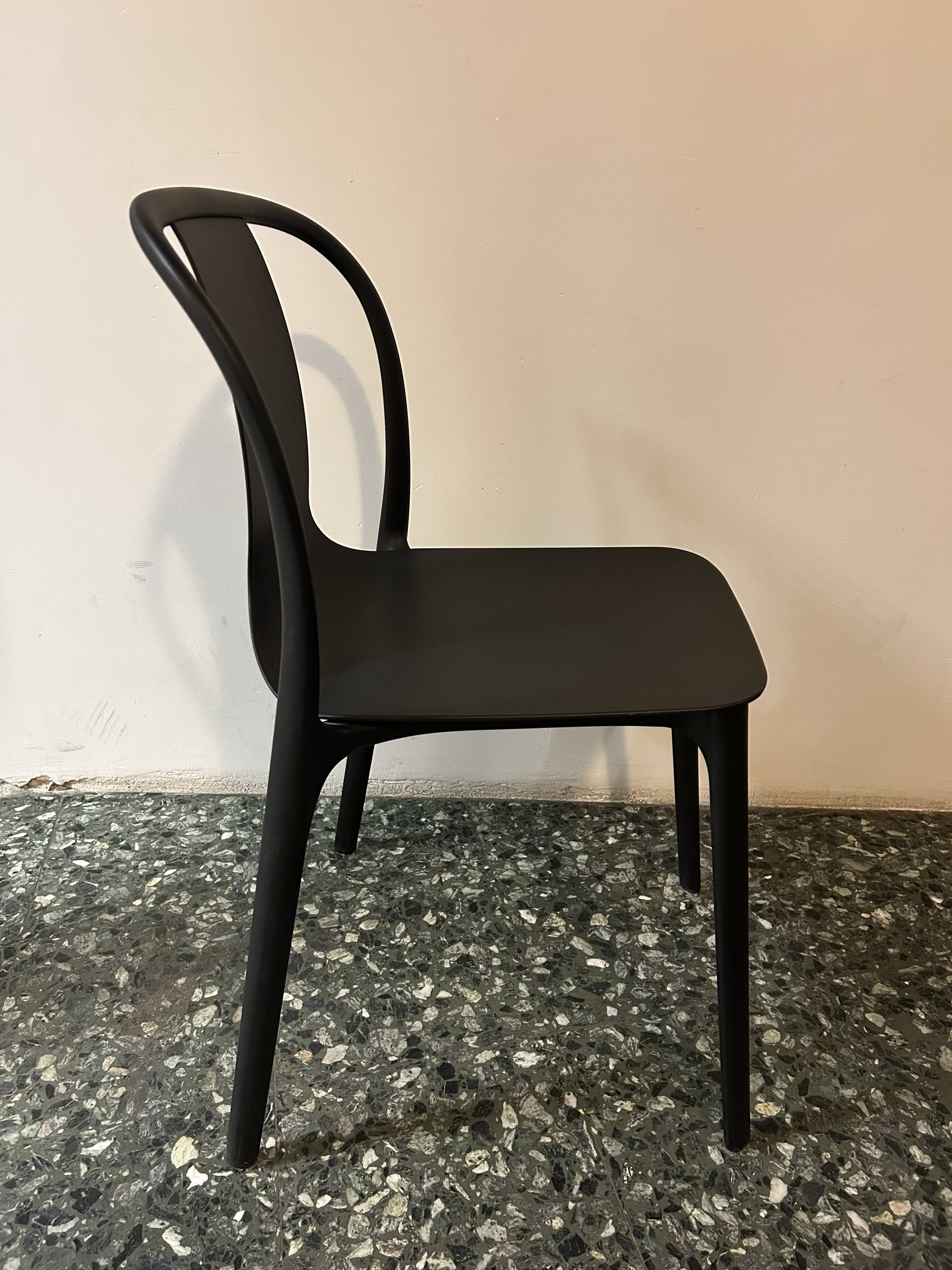 Vitra Belleville black chaise by Bouroullec