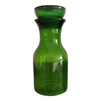 Bocal ou bouteille verte Lever années 70
