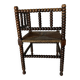 Chaise d’angle perlée