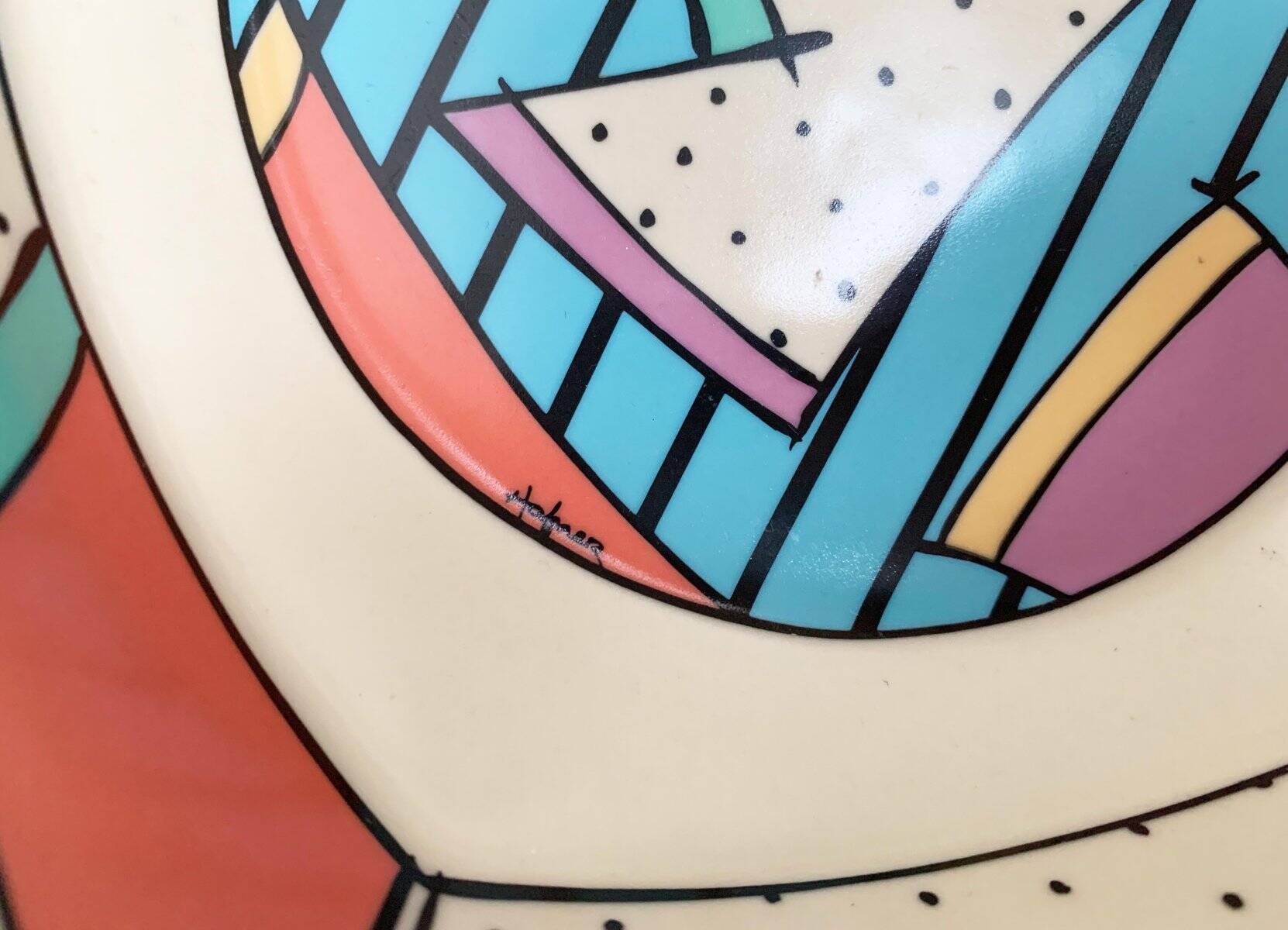 Set of 5 Bowls from the Flash One Postmodern Series by Dorothy Hafner for Rosenthal, 1980s.