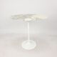 Oval marble side table by Eero Saarinen for Knoll