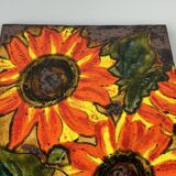 1960s/70s Wall Picture Wall Plate Ceramic Ruscha Hand-Painted Number 769