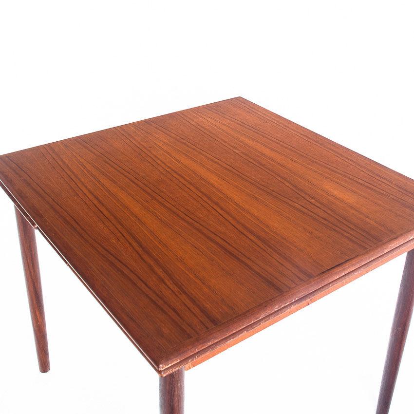 Teak dining table with Scandinavian-style extensions - France, 1960
