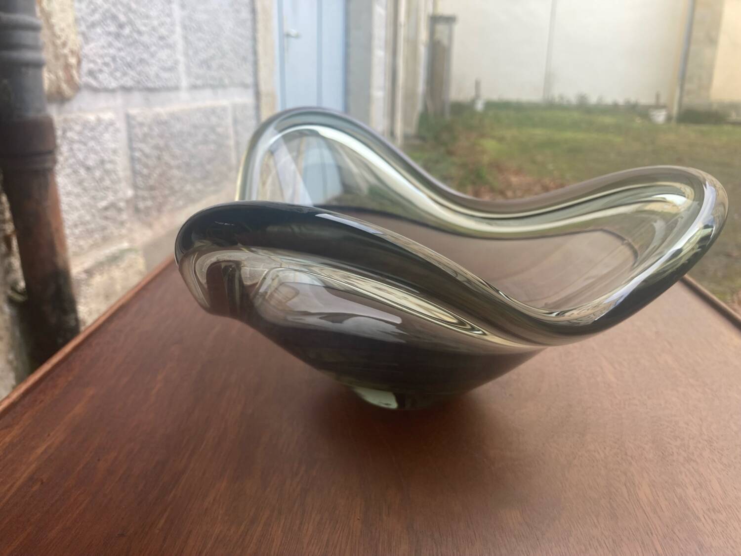 Scandinavian glass cup