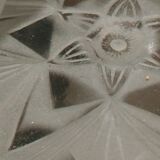 Art Deco frosted glass chandelier by the Muller brothers