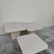 Set of 3 nesting wooden coffee tables, 1970s design