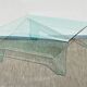 Table basse verre carrée. Vintage 90s