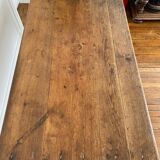 Oak farmhouse table from the early 19th century
