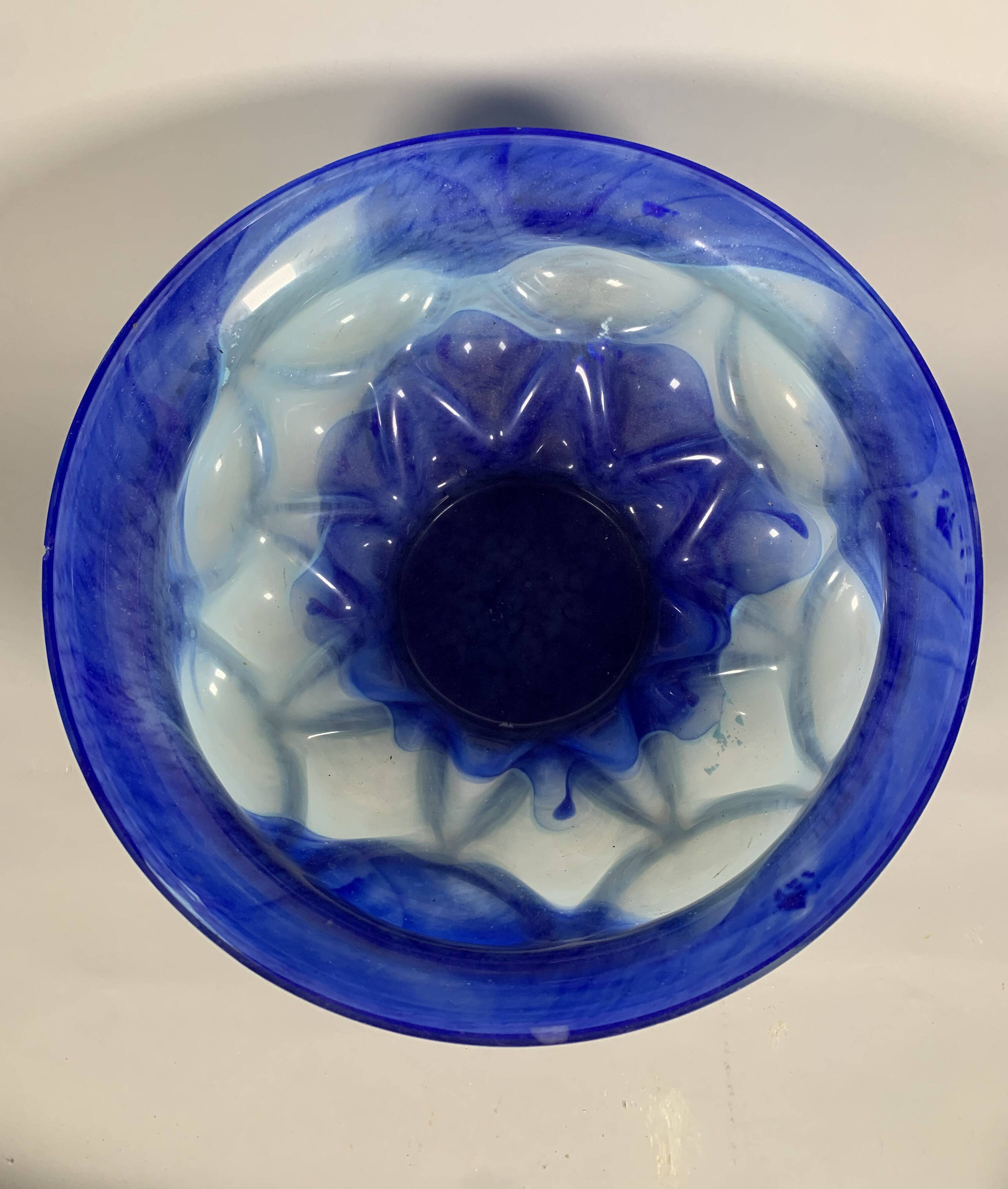 Coupe En Verre  Et Fer Forgé André Delatte (1887-1953) Nancy Art Deco