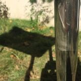 Bright yellow formica small model