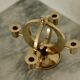 Swedish Brass Candelabra by Arthur Pe Kolbäck