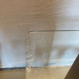 Scandinavian glass and teak table