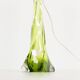 Vintage Belgian crystal glass table lamp by Val Saint Lambert