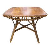 Vintage rattan coffee table