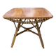 Vintage rattan coffee table